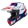 KASK MOTOCYKLOWY HJC C50 SLIDE WHITE BLUE L